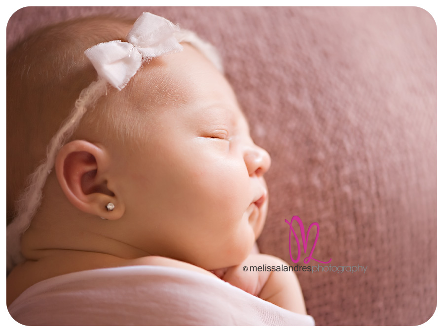 newborn baby girl photographer melissa landres