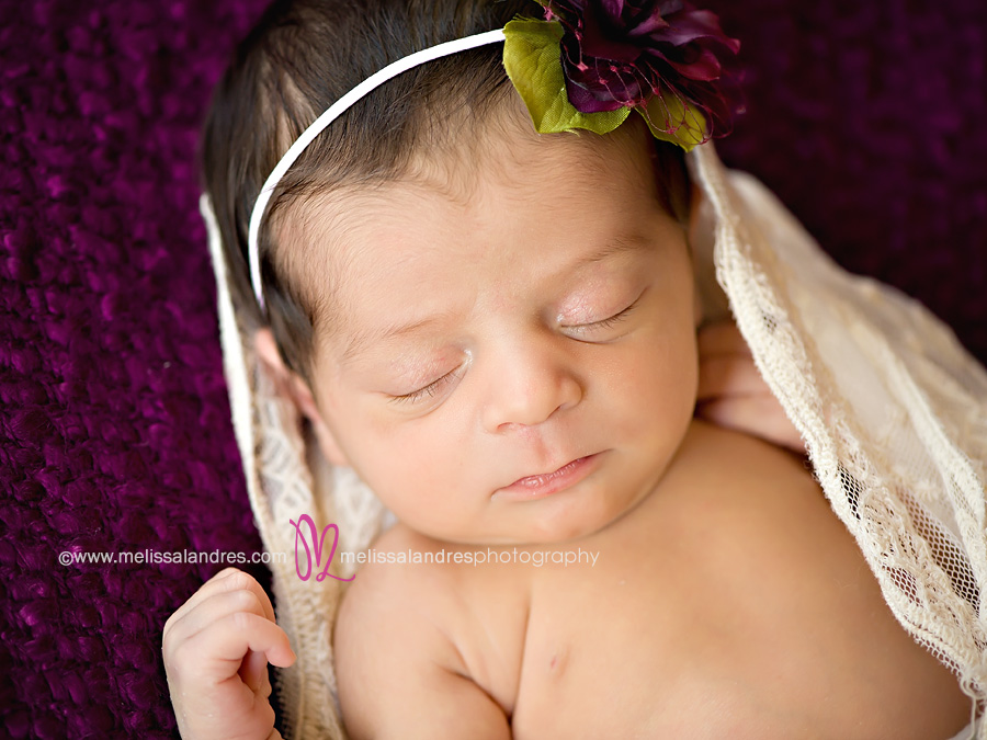 sleeping newborn baby