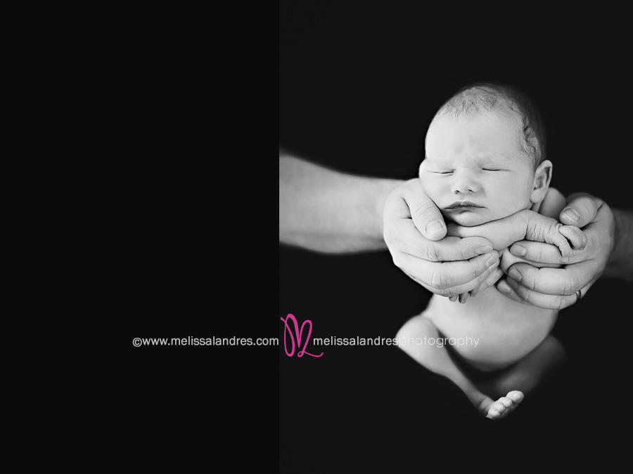 baby and dad black and white photography
