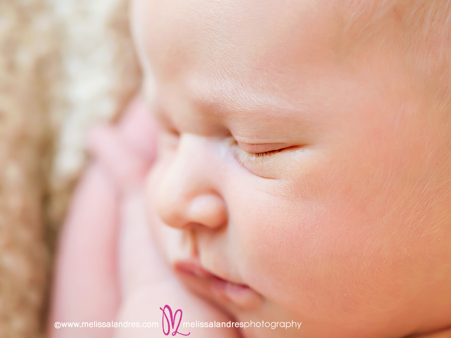 baby face close up