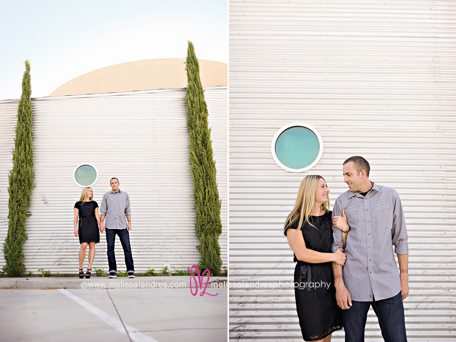 The happy couple, engagement photos by Melissa Landres in Palm Desert, CA