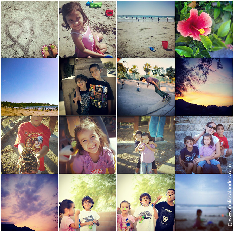 the beach, summer sunsets, and bubbles via Instagram