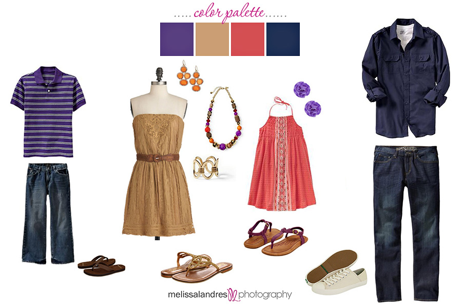 Casual but nice | clothing ideas for family photos, jewel tones