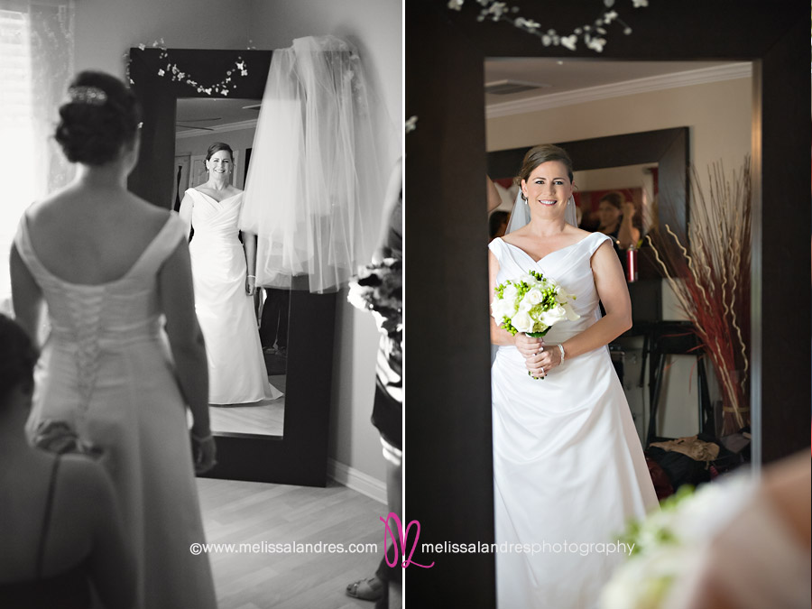 Bridal portraits by professional wedding photographer Melissa Landres