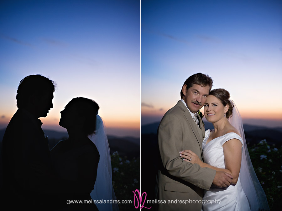 Sunset portraits by wedding photographer Melissa Landres