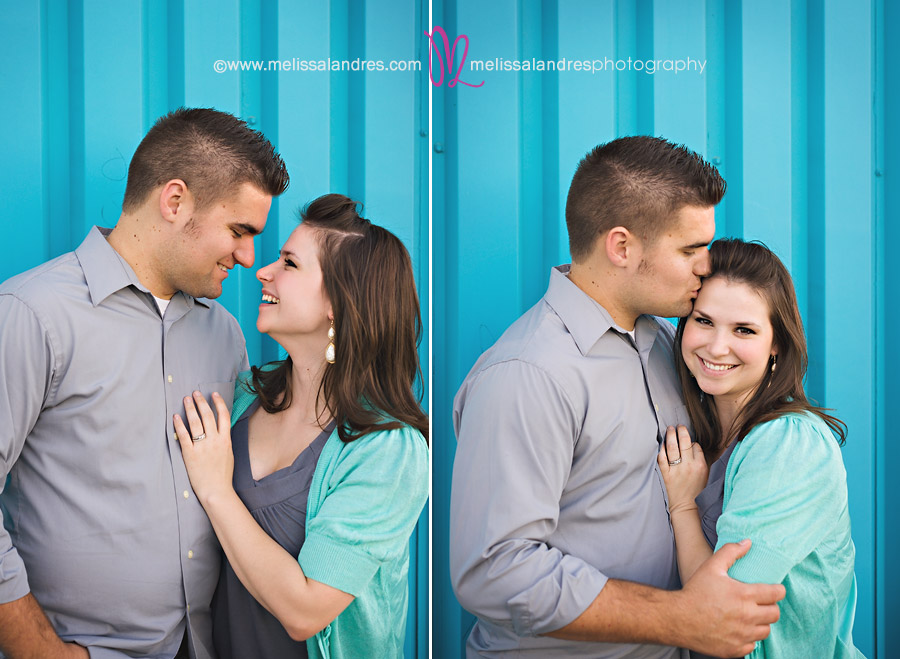 young couple by Palm Desert newborn baby photographer Melissa Landres