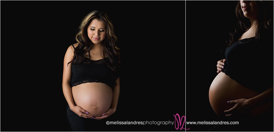 Maternity pregnancy portraits by photographer Melissa Landres