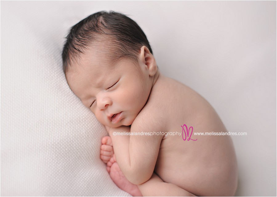 cute baby photos of newborn baby boy by Palm Desert baby photographer Melissa Landres