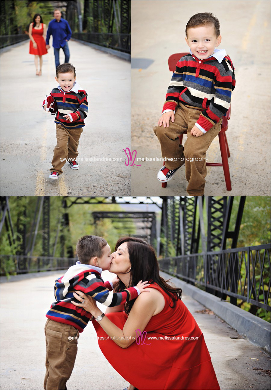 fun outdoor family portraits with kids