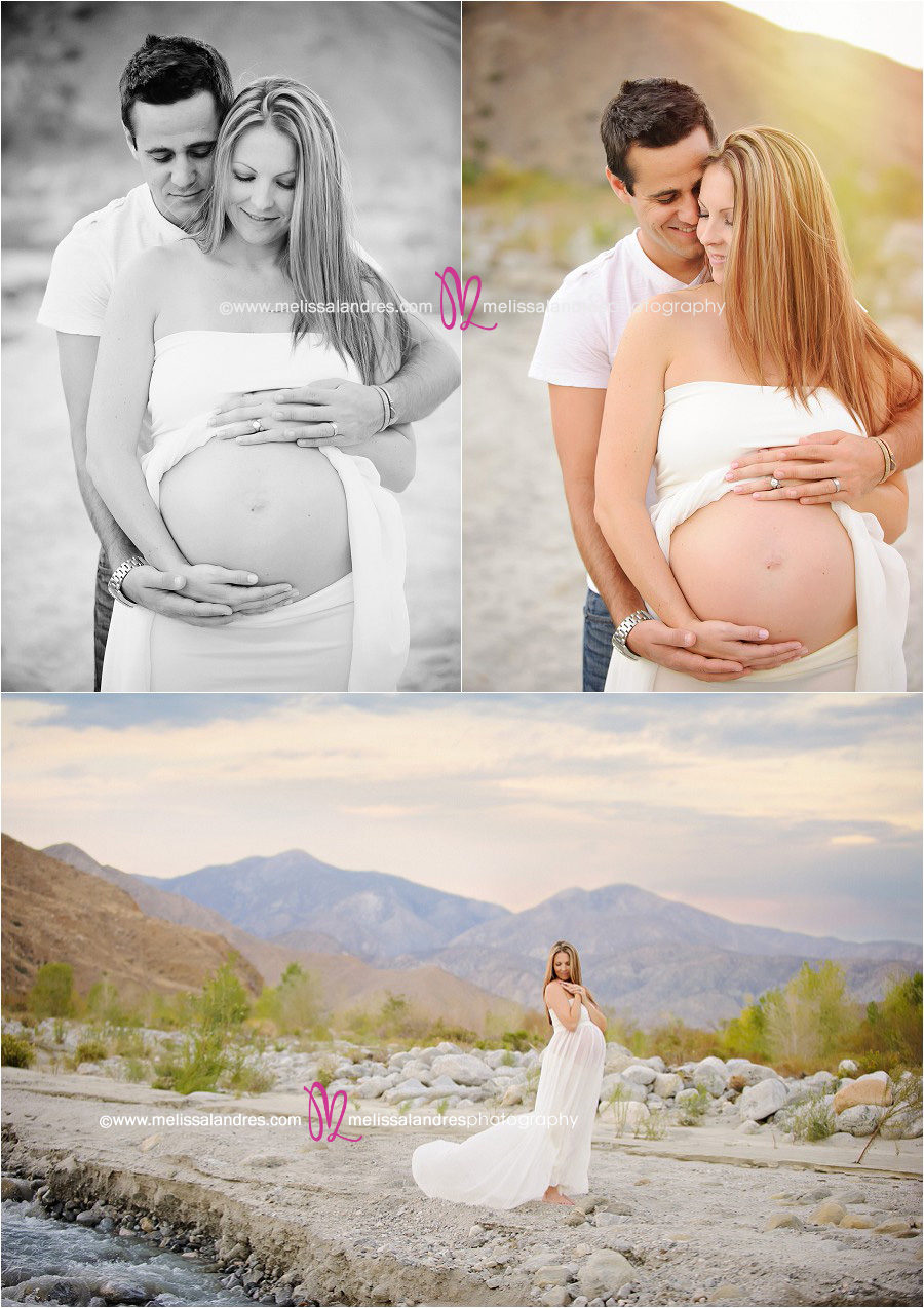 professional maternity and pregnancy photos, outdoor maternity photo shoot by Palm Springs photographer Melissa Landres photography