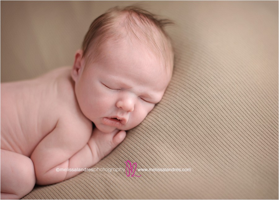 cutest Newborn baby props and poses La Quinta baby photographer Melissa Landres