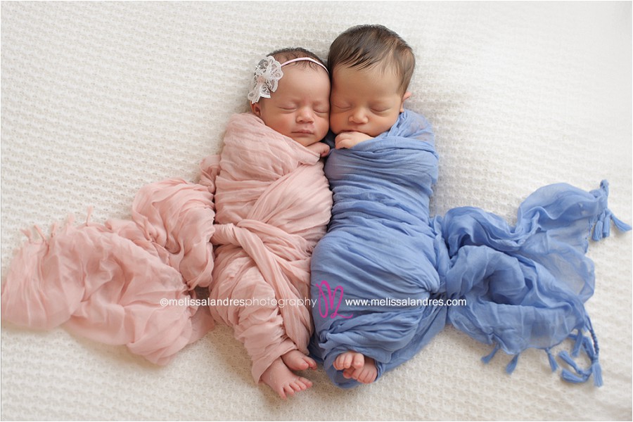 Newborn baby twins photography { a perfect pair }