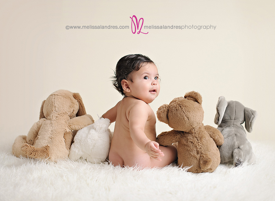 cutest 6 month baby pictures, Indio baby photographers Melissa Landres Photography