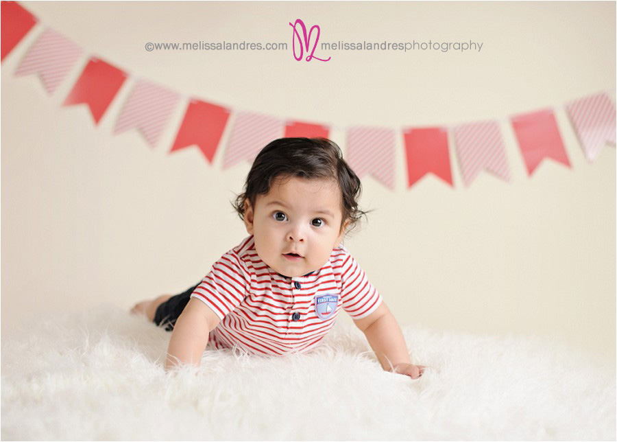 6 month photo ideas, Indio baby photographers Melissa Landres photography