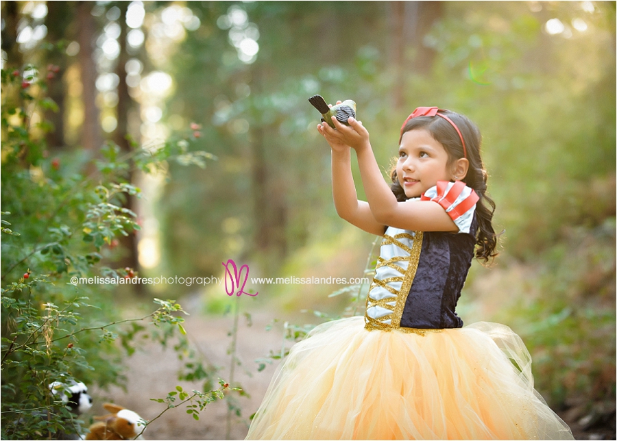 snow white theme child photo shoot by Melissa Landres