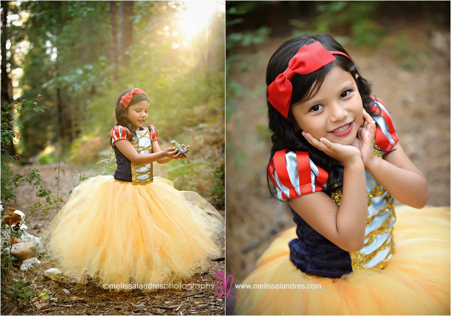 Disney themed princess photo session La Quinta child photographer Melissa Landres
