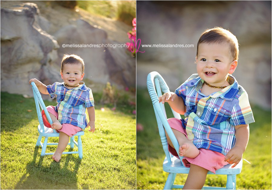 First year baby photos are always fun, baby's first birthday, sitting on vintage childrens chair