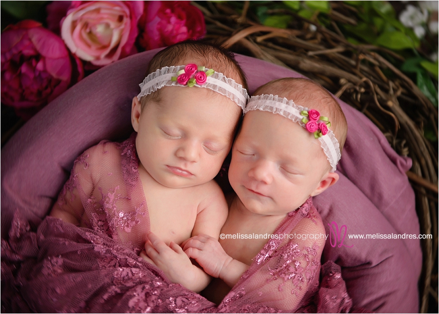 best baby twins photographer, La Quinta Melissa Landres photography