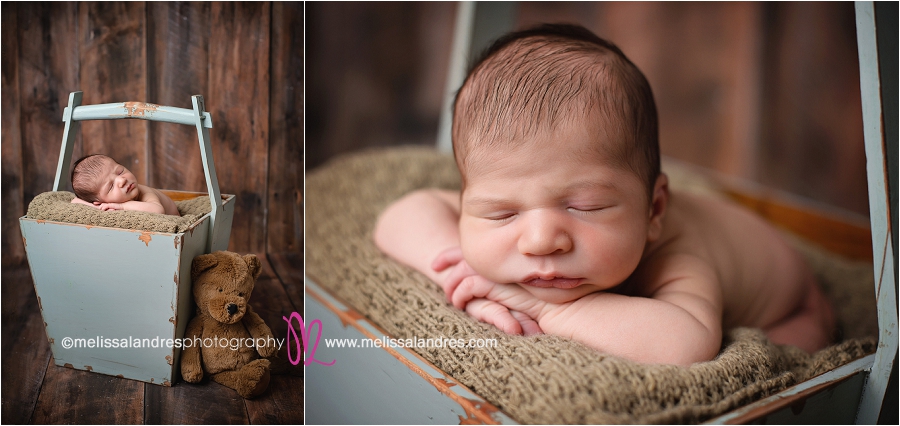 baby pictures Indio, baby in cute props, Melissa Landres Photography