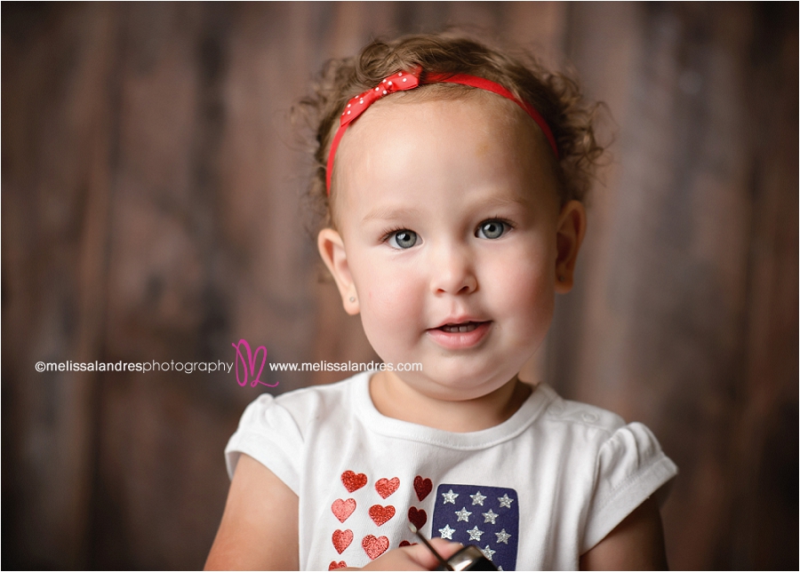 La Quinta kids pictures, themed photo shoots, stars and stripes, american flag shirt with hearts, red, white and blue matching outfits for girls, photographer melissa landres